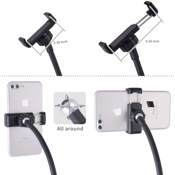 B Land Cell Phone Holder with Selfie Ring Light - Picture 5 of 6